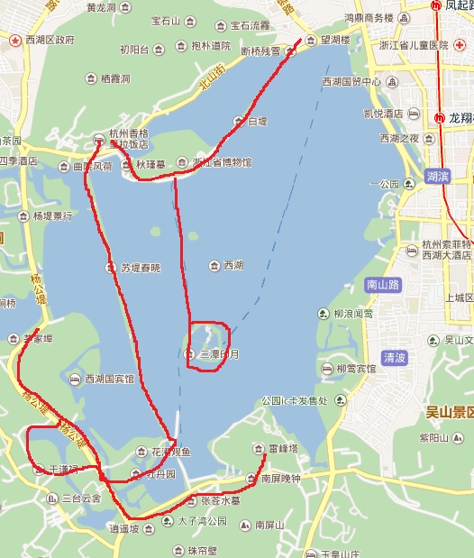 西湖路线